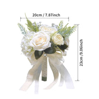Bridal Hand Arrangement Photo Prop Wedding Hand Arrangement Lace Ribbon