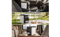 12V Car Cooler-Warmer Compact Cooler and Warmer Two-Modefunction Portable Refrigerator with Strap Small for Travelers, Commuters, Road Trips, Picnics