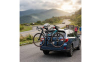 Car Rear Cycle Rack with Straps Padded Trunk Bike Rack Quick Installation Bike Carrier for Drivers