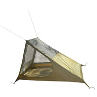 Single-Person Mesh Inner Tent No Poles Triangular Mesh Tent Compact Outdoor Gear for Camping