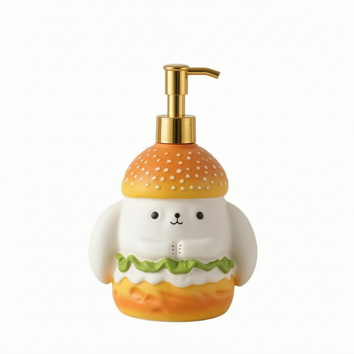 Dog-Shaped Lotion Bottle Rounded Shower Gel Bottle Pump
