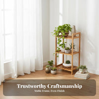 Multi-Tier Plant Stand Floor-Standing Multitier Plant Holder Space Saving adaptable Use for Decorators, Gardeners, Home Corner