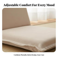 Reclining Floor Seat Provides Back Support Adjustable Floor Lounger for Students
