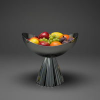 Stainless Steel Fruit Bowl Luxury Style Decorative Fruit Platter Easy to Clean Dessert Stand