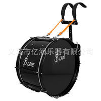 批发22寸大军鼓行进队大鼓大军鼓带背架鼓号队乐团大鼓专业行进鼓