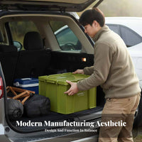 sturdyDuty Stackable Container Easy to Clean Storage Box Snap Lid for vehicle Owners