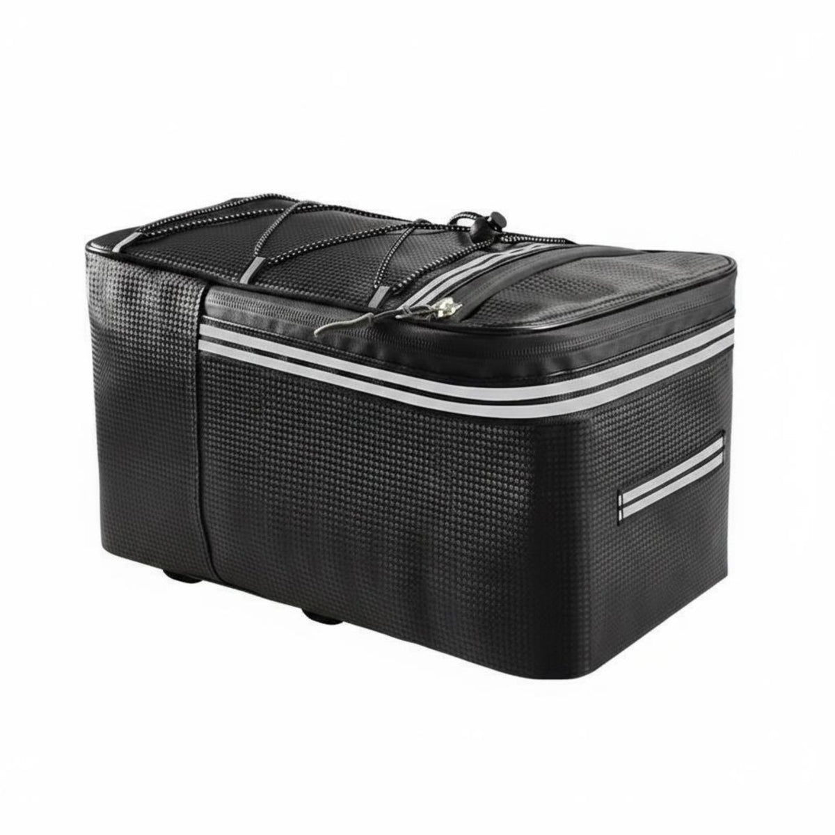 Bike Rear Seat Bag Water Resistant Cycle Trunk Bag Large Capacity Biking Accessory for Cyclists, Commuters, Night Riding