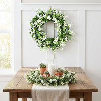 Artificial Eucalyptus Wreath Nordic Front Door Wreath for Home Decoration, Event Planners, Living Room, Porch, Window