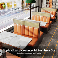 Semicircular Woven Banquette Wall-Mounted design Dining Set for Restaurant Owners