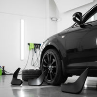 4 Pieces Body Protection Car Mud Flaps Wear Resistant Mudguard Set Flexible Plastic Wheel Well Guards Easy Installation for MG7 Owners