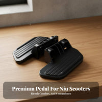 2 Pieces Electric Scooter Rear Pedals Sturdy Foldable Rear Foot Pegs Foldable Foot Pegs Comfortable Vehicle Accessory Sleek