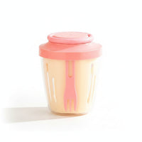 Reusable Salad Cup Slotted Kitchen Item Clear