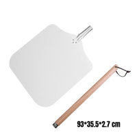 Aluminum Pizza Peel Space Saving Long Handle Pizza Peel Food Cooking Tool for Home Kitchen