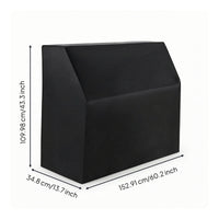 Upright Piano Cover with Storage Pouch Heavy-Duty Upright Piano Cover Scratch-Resistant for Music Teachers