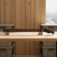 Black Matte Tele-Style Design Neck Dot Inlays 22 Fret Guitar Neck for DIY Users