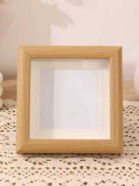 Hand Lettering Frame Lightweight Square Wooden Frame Scratch-Resistant for Shelf