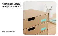 Drawerand & design Document Box adaptable Desk Organizer DIY Assembly for Students