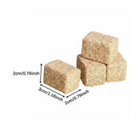 Miniature Hay Bale Realistic Texture Simulation Straw Bale Micro-Landscape