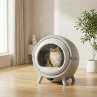 Electric Automatic Litter Box with Waste Bags Large Capacity Automatic Litter Box Odor-Control Pet Supplies Less Mess for Cat Owners, Cats, Home, Apartments