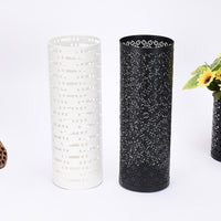 Metal Umbrella Stand with Flower Pattern for Home Storage
