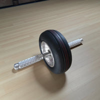 Fitness Wheel Knurled Ab Training Wheel Heavy-Duty Workout Roller for Fitness Enthusiasts