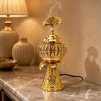 Electric Aroma Burner Compact Size Home Decor Vintage Look for Festival