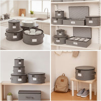 5 Pieces China Storage Set with Zippers Zippered Organizer Long-Lasting