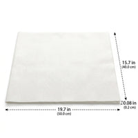 Super Absorbent Car Towel and Car Drying Towel, 40x50cm Microfibre Cloth, White Superfine Fiber Island Silk Microfibre Cloth for Glass