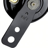 Metal Disc Acoustic Alarm 12V Acoustic Alarm with Mounting Bracket Low Power Consumption for Electric Bikes, Commuting