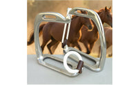 Peacock Stirrups Curved Stirrups Shiny Foot Support for Riders