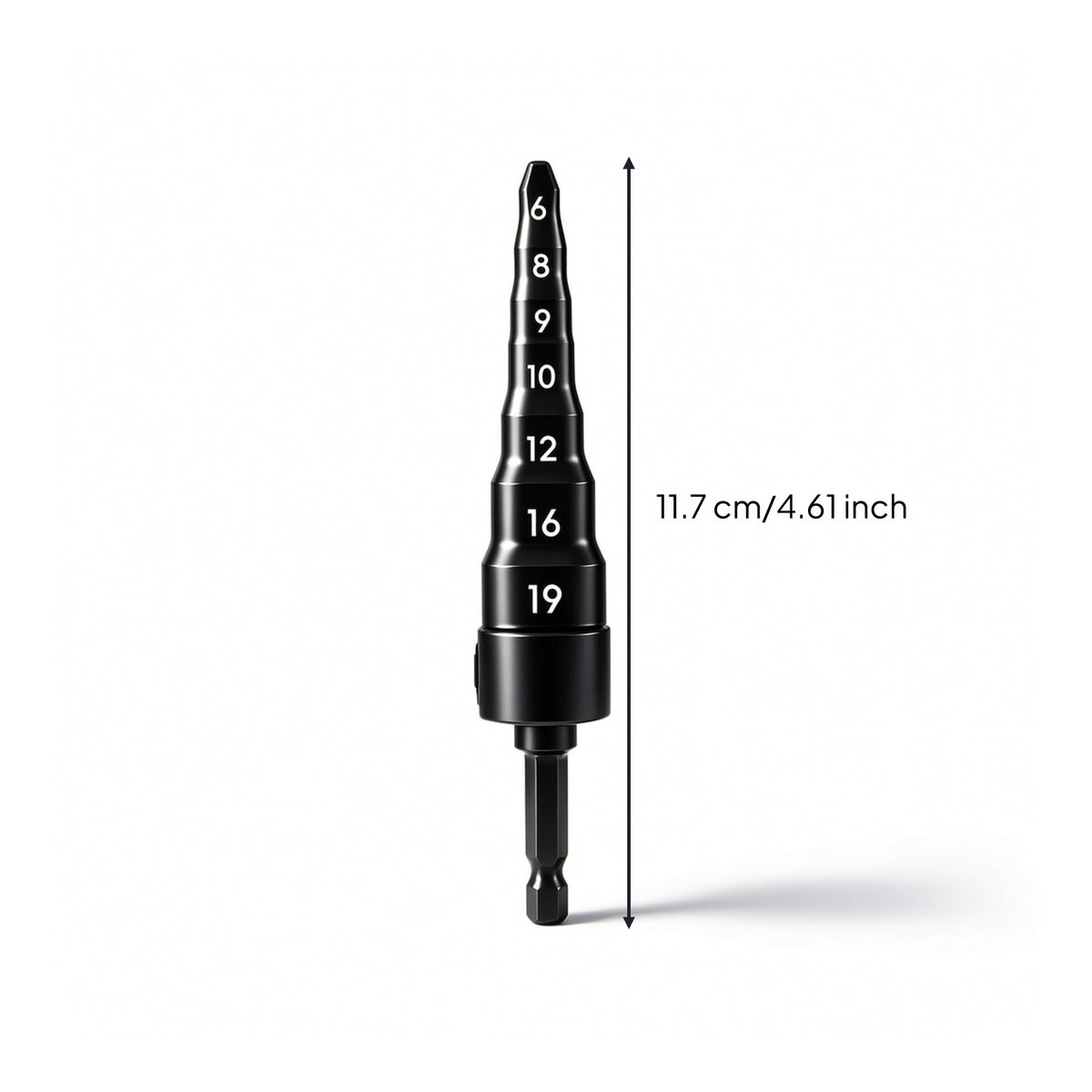 7-in-1 Tube Expander Attachment Electric Stepped Tube Expander Rapid-Switch Pipe Flaring Tool Compact for Plumbers, Refrigeration Maintenance
