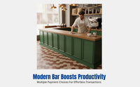 Vintage Bar Counter, Reception Desk for Coffee Shop, Restaurant, Bakery, Milk Tea Shop, Modern Minimalist Commercial Furniture
