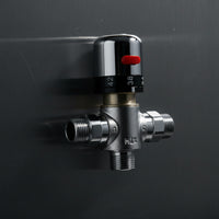 Thermostatic Mixing Device Temperature Control Thermostatic Shower Mixing Device Inline for Plumbers, Washroom