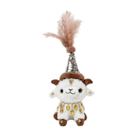 Cute Soft Lamb Keychain Collectible Lamb Keychain Kawaii Stuffed Sheep Pendant Adorable for Travelers, Keys, Handbags