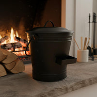 3 Pieces Covered Ash Container with Tool Holder Large Capacity for Indoor
