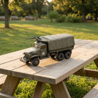WW2 US Armed Forces Transport Vehicle Logistics 353 Truck Model Alloy Transport Vehicle Logistics 353 Truck Model Finished