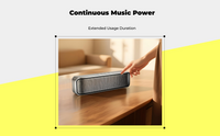 Portable Bass Speaker, HiFi Stereo Sound, Home & Outdoor