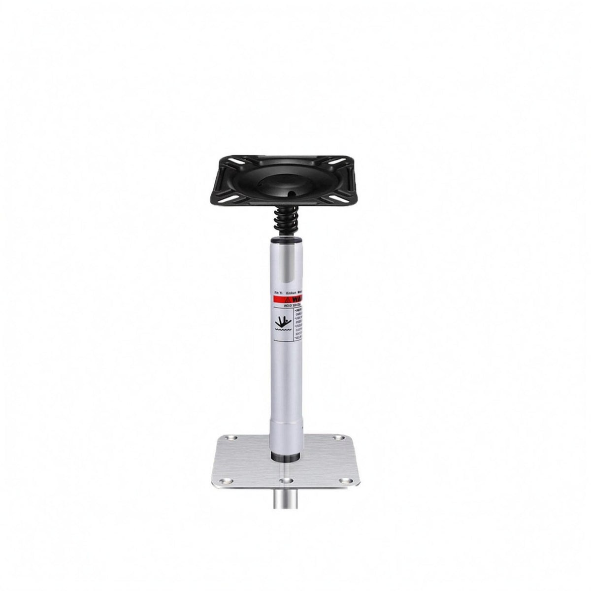 360-Degree Rotatable Boat Seat Base with Swivel Painted Finish Swivel Seat Base Quick-Release Helm Chair Mount for Boats, Yachts