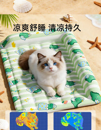 宠物冰垫猫窝凉垫猫咪夏天降温睡垫凉席夏日狗狗垫子宠物猫咪冰窝