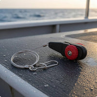 Stainless Steel Wire Downrigger Release Clip Adjustable Tension Fishing Release Clip Rotating Connection Compact Clamp Style