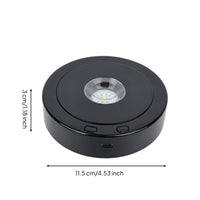 LED Rotating Display Stand Circular Rotating Display Base Smooth for Collectors