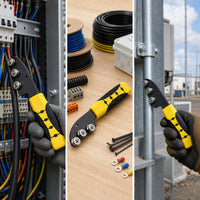 Manual Wire Straightener Handheld Wire Straightener with Rollers Precision for Electricians, Installers, Electrical Work, Cable Routing
