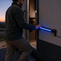 12V Lighted Handrail Night Visibility RV Door Grab Bar for Motorhome