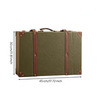 Vintage Suitcase Prop Structured Decorative Luggage Box Portable for Display
