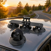 Thru Axle Fork Mount Rack Quick Release Suction Bike Rack 120 km/h Vehicle Accessory Rubber and Nylon