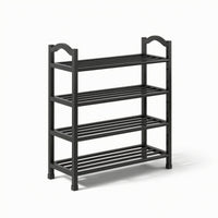 Metal Shoe Rack Narrow Freestanding Shoe Rack Sturdy for Hallway, Closet