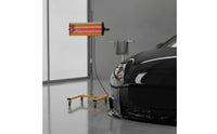 Shortwave Infrared Paint Curing Lamp Wheeled Infrared Paint Curing Lamp with Tripod Stand Short-Wave 1050W for Car Painters