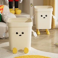 Pinhuan Square Trash Can, 7L/12L/16L, Plastic, No Lid