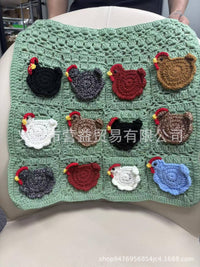 Crochet Chicken Egg Collecting Apron