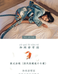 NuJune速干浴袍男女通用保暖睡衣沙滩游泳潜水睡袍旅行带帽斗篷